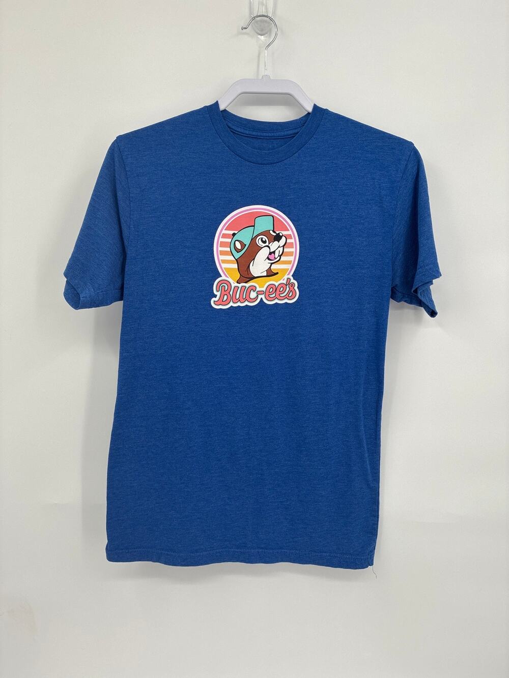 Buc-Ees Blue Beaver Here Comes The Fun T-Shirt Tee Size Small